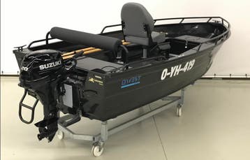 Qwest R400 / 20PK SUZUKI / Visboot! / Raymarine scherm!, Watersport en Boten, 10 tot 30 pk, Ophalen of Verzenden, Nieuw, Aluminium