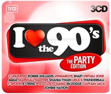 I Love The 90s - The Party Edition 3CD, Verzenden, Nieuw in verpakking