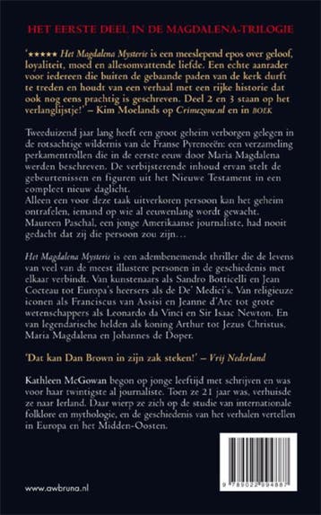Het Magdalena mysterie / De Magdalena trilogie / 1, Boeken, Verzenden, Zo goed als nieuw, Kathleen McGowan