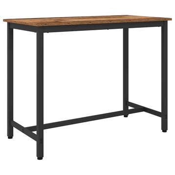vidaXL Tafel Oudhout 100 x 50 x 76,5 cm Engineered hout en, Huis en Inrichting, Tafels | Salontafels, Verzenden, Nieuw, Overige houtsoorten