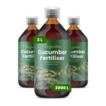 Komkommer Vloeibare meststof - 3x1 liter, Verzenden, Mest