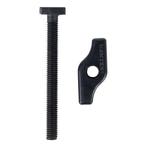 WENTEX® SET Frame Wing Nut M8 and Hammer Head Bolt Zwart, Verzenden, Nieuw