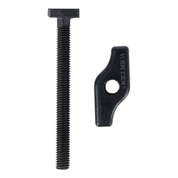 WENTEX® SET Frame Wing Nut M8 and Hammer Head Bolt Zwart, Verzenden, Nieuw