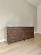 Dressoir - Walnoot, Hout, IJzer - de late 19e eeuw