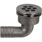 Afvoerputje 90 graden 19mm Rvs, Ophalen of Verzenden, Nieuw