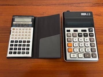 Casio FC-200 Financial Consultant & Casio J-3 Electronic, Nieuw