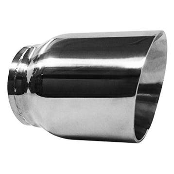 3 inch ingang 4 inch uitgang Uitlaat sierstuk rvs, Ophalen of Verzenden, Nieuw