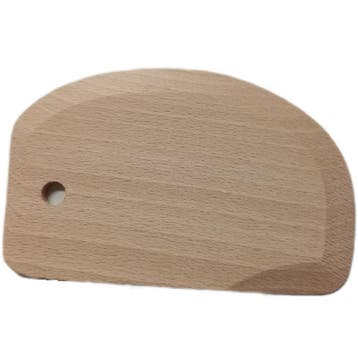 Deegschraper Hout Ovaal 13x8cm, Verzenden, Nieuw
