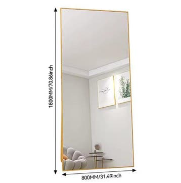 Volledige Lengte Spiegel 180×80 cm – Staand en Wandmodel, Verzenden, Nieuw