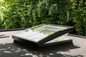 VELUX lichtkoepel gebogen glas solar ventilerend 80x80 cm, Verzenden, Nieuw