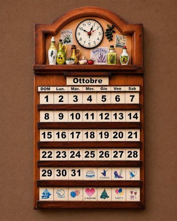 Eeuwigdurende kalender - Italië - eeuwigdurende kalender