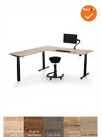 Mauforce zit-sta hoekbureau - maat en blad kleur zelf sam..., Werkplek, Ophalen of Verzenden, Gebruikt, Bureau