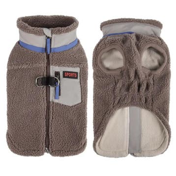 Honden Teddy winterjas bruin (Jassen, Hondenkleding), Ophalen of Verzenden, Nieuw, Hondenjas