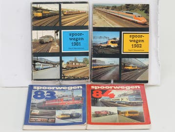 Set Spoorwegen 1981–1984 – Jaaroverzichten Nederlandse s, Boeken, Ophalen of Verzenden, Nieuw