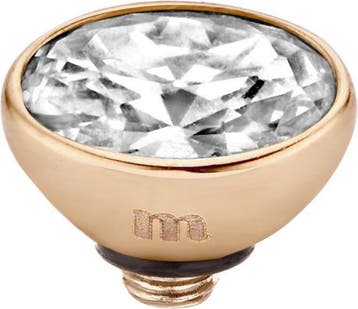 Melano twisted oval cz steentje - crystal - dames -, Verzenden, Nieuw