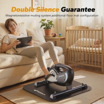 MERACH Mini Hometrainer Fiets - Stille Onder Desk Bike met A, Verzenden, Nieuw