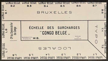 Belgisch-Congo 1909 - De Schaal Maes ter identificatie van, Postzegels en Munten, Gestempeld