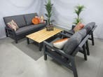 Te Velde tuinmeubelen jackson aluminium lounge set 2 zitsban, 5 zitplaatsen, Loungeset, Bank, Nieuw