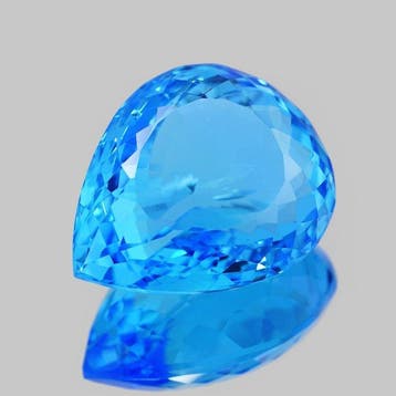 Zonder minimumprijs - 1 pcs Blauw Topaas - 125.47 ct -, Nieuw