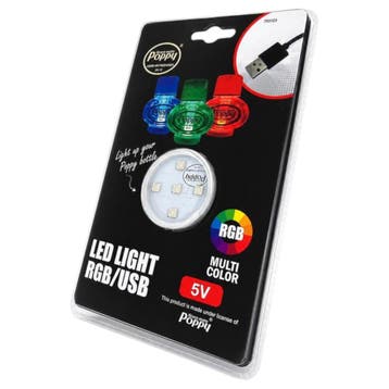 Poppy Grace Mate RGB LED-ring USB & USB-C 5 V, Verzenden, Nieuw