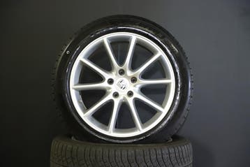 Velgen Porsche Cayenne 2011- Michelin Winter banden, Auto-onderdelen, Ophalen, Gebruikt, Banden en Velgen, Winterbanden