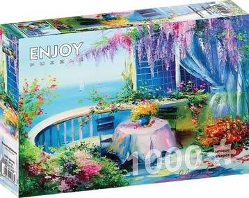 Flowering Balcony Puzzel (1000 stukjes) | Enjoy Puzzle -, Verzenden, Nieuw