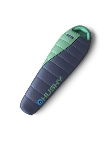 Husky mummyslaapzak Emotion 2024 -20°C - 210 cm - Blauw m.., Caravans en Kamperen, Verzenden, Nieuw