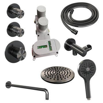 Brauer Gunmetal Edition Thermostatische Regendoucheset, Ophalen of Verzenden, Nieuw