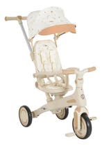 Byox Juno Beige 1-5 jaar Driewieler met Duwstang, Verzenden, Nieuw