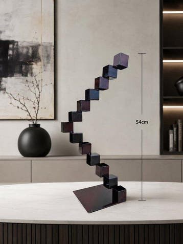 D. B - Sculpture Broken Stairs No reserve