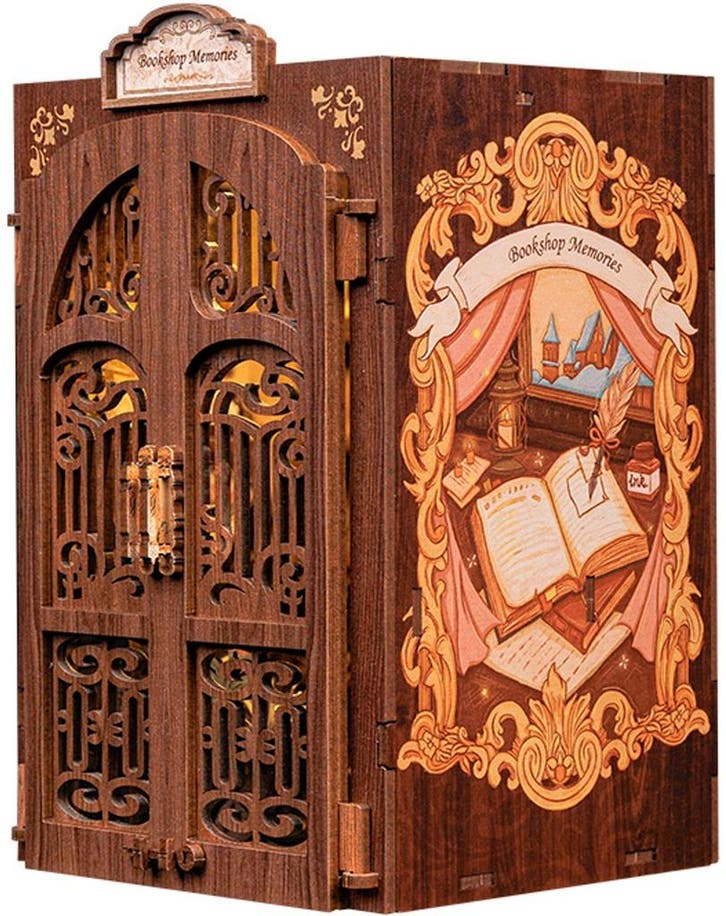 CuteBee Book Nook Bookshop Memories – Houten 3D Puzzel DI., Hobby en Vrije tijd, Modelbouw | Figuren en Diorama's, Nieuw, Verzenden
