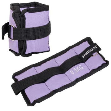 Pols- en enkelgewicht | 2 Stuks | 0.5 kg | Paars, Ophalen of Verzenden, Nieuw
