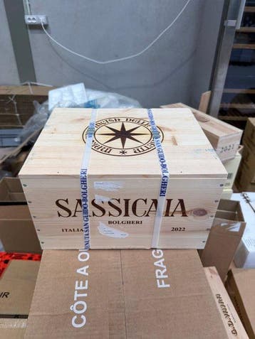 2022 Tenuta San Guido, Sassicaia - Bolgheri DOC - 6 Flessen, Nieuw