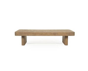 Salontafel Edward 130x60cm - bruin | Eleonora, Ophalen of Verzenden, Nieuw