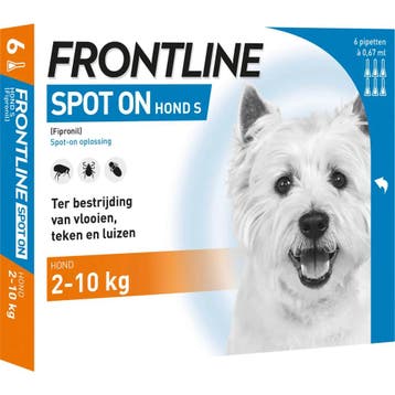 Frontline Spot On 1 Small Hond Small - Anti vlooien en te...