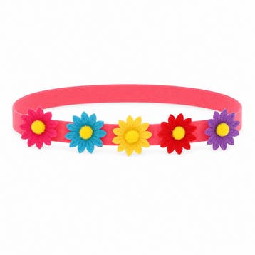 Haarband Baby - Bloemen - Multicolor Roze, Nieuw