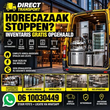 Horecazaak Stoppen? | Inventaris Gratis Ophalen