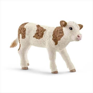Schleich boerderij Simmental kalf s van €6,99 voor €4,89, Ophalen of Verzenden, Nieuw