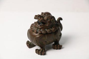 Brander - Brons - Shishi leeuw-hond motief
