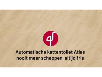 Flamingo Atlas - Automatische kattenbak XXL 72L -, Verzenden, Nieuw