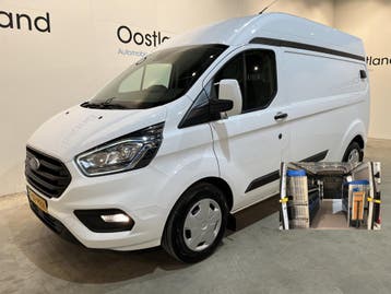 Ford Transit Custom 320 2.0 TDCI L2H2 Trend 170 PK, Stof, Gebruikt, Euro 6, Wit
