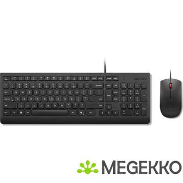 Lenovo Essential Bedrade Toetsenbord en Muis Combo, Qwerty, Verzenden, Nieuw, Lenovo