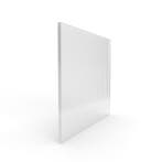 Enkel glas gehard satijn extra helder acide/melkglas 8 mm, Ophalen of Verzenden, Nieuw