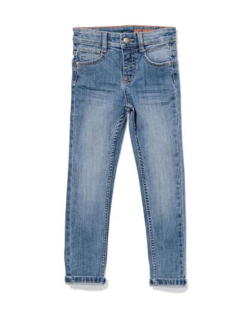 HEMA Kinderbroek slim fit middenblauw, Verzenden, Nieuw