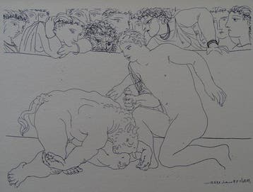 Pablo Picasso (1881-1973) - La Lucha y el minotauro