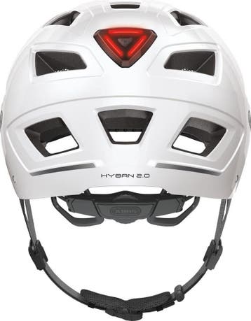 Abus Hyban 2.0 stadsfietshelm - Polar White L, Fietsen en Brommers, Fietsaccessoires | Fietshelmen, Ophalen of Verzenden, Nieuw