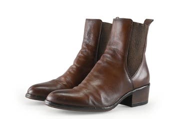 Gioia Chelsea boots in maat 38 Bruin, Bruin, Verzenden, Overige typen, Zo goed als nieuw