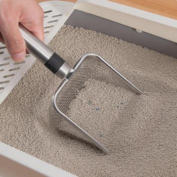 RVS Kattenbak Schep - Duurzaam, Ergonomisch & Roestvrij voor