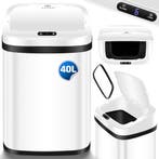 Prullenbak met sensor - Afvalbak - Vuilnisbak - 40 Liter - W, Huis en Inrichting, Woonaccessoires | Prullenbakken, Verzenden, Zo goed als nieuw