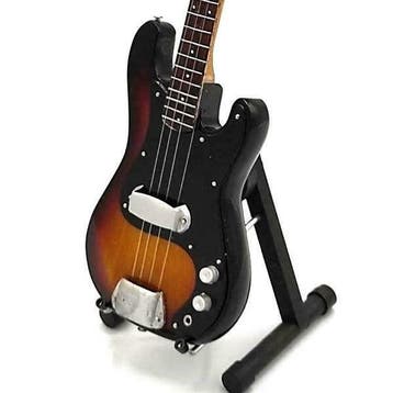 Miniatuur replica Fender Relic Jazz basgitaar Marcus Miller, Ophalen of Verzenden, Nieuw, Pop, Beeldje of Miniatuur
